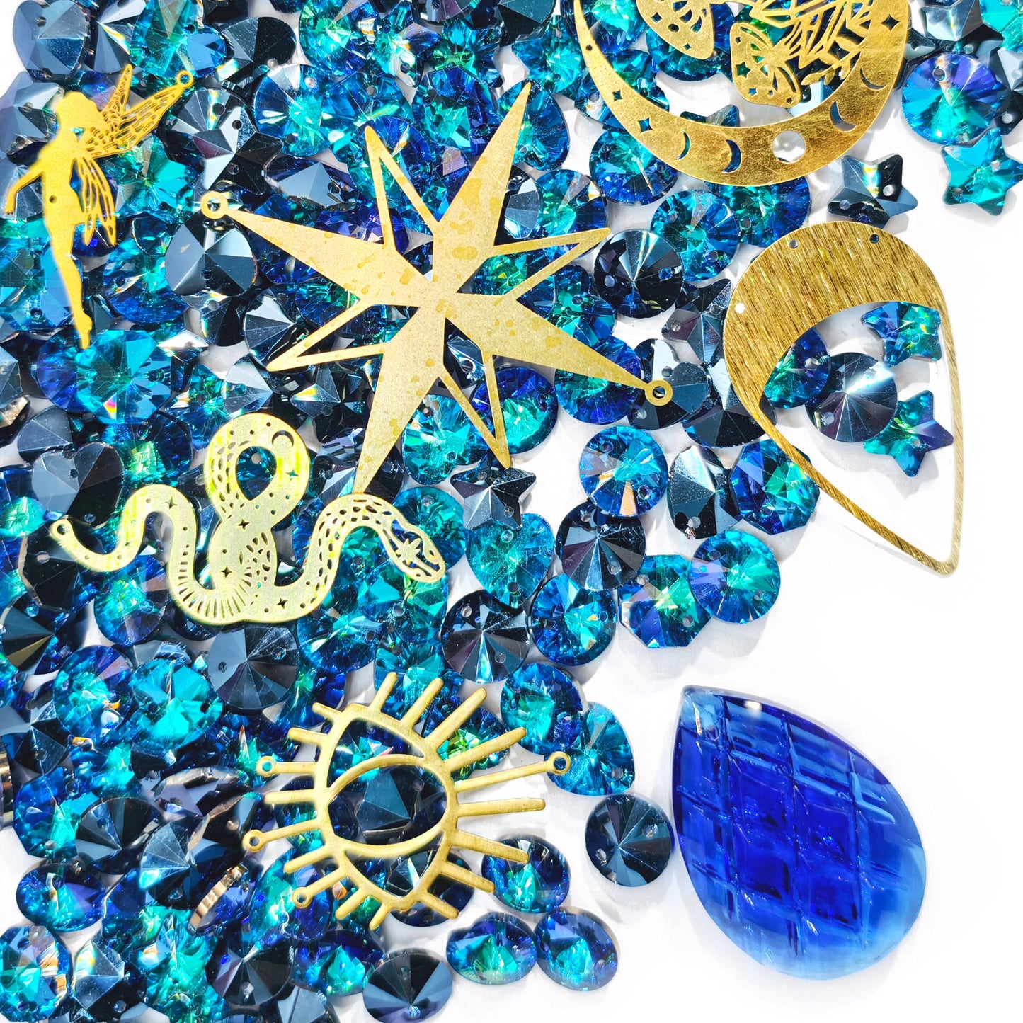 L1168]Suncatcher Sapphire Serpent